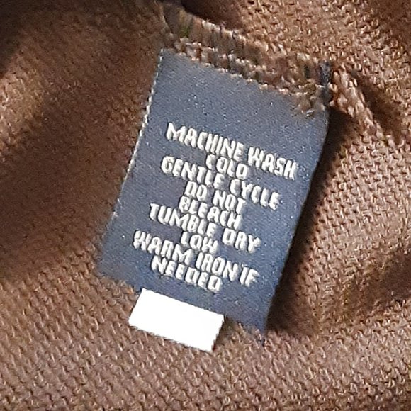 CHAPS DENIM/ 3/4 SLEEVE BLOUSE/MEDIUM - Picture 4 of 7